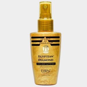 Ebin Egyptian Diamond hair & body glitter mist Gold Diamond New